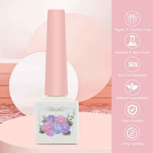 ADHERE Hard Candy Series - Cat Eye Gel Nail Polish Kit ? Magnetic Cat Eye Nail Polish Gel para u?as Glitter Shining Nail Gel Polish Soak Off UV Magnetic Gel Nail Varnish, Brown