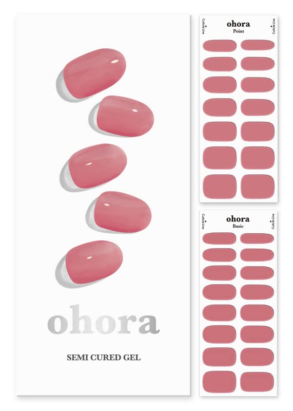 Ohora Semi Cured Gel Nail Set - Pro Easy Peel Remover & N Juliet | Salon-Quality Manicure