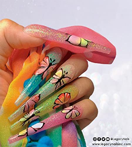 Aluminium Nail Sculpting Forms - 300PCS Acrylic & UV Gel Extension Tips | Extra Large Size for Nail Lengthening