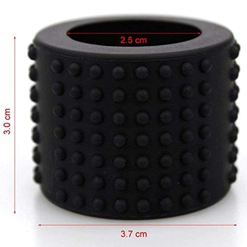 Black Tattoo Supply Food Grade Silicone Grip Cover for Pen Accessories, Tattoo Machine Parts (25xH30mm, 3.7cm*3cm)