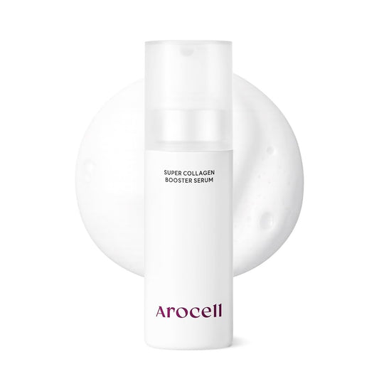 AROCELL Super Collagen Booster Bubble Serum 70ml / 2.36 fl oz – Korean Face Serum Anti Aging Collagen Peptide, Firming Hydrating Wrinkle Care, Elasticity Boosting, Pore Minimizing Effect
