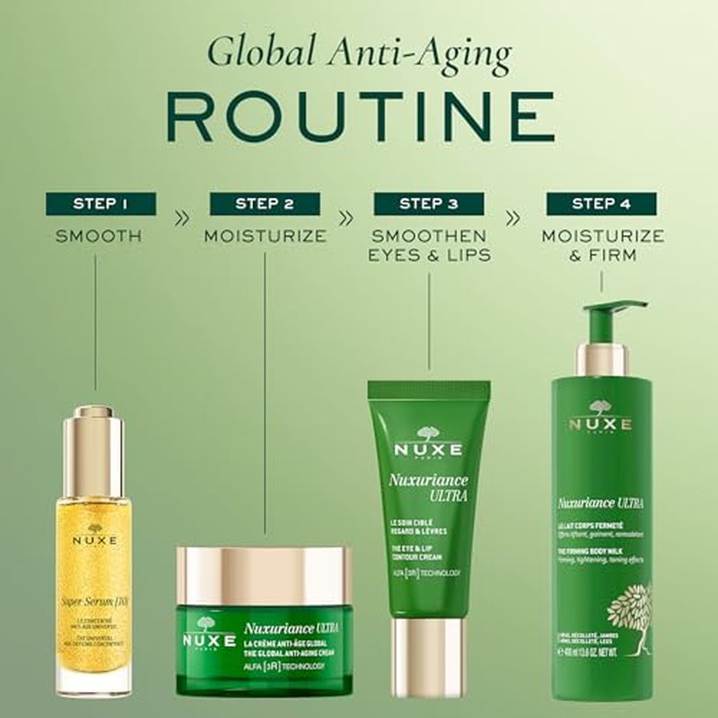 Nuxe Nuxuriance Ultra Global Anti-Aging Cream with ALFA 3R Technology, Firming, Anti-Aging Treatment, 1.7 Fl Oz