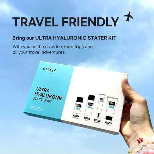 [Trial KIT] coxir Ultra HYALURONIC/Cleansing Oil+Toner+ampoule+Cream Holiday Miniature/Christmas mini Gift [2.68 fl.oz (Pack of 1)] / Korean Skin Care