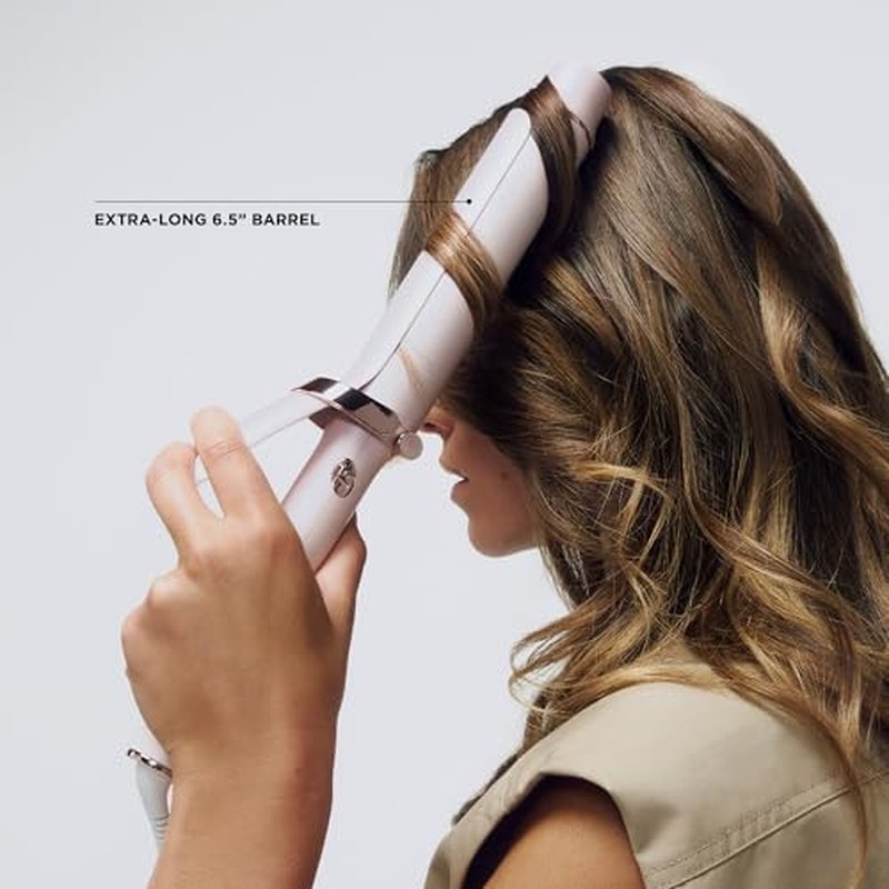 T3 SinglePass Curl X Extra-Long Barrel 1", 1.25", 1.5" Curling Iron with 9 Heat Settings and Ceramic Barrel for Fast Styling and Lasting Results on All Hair Types