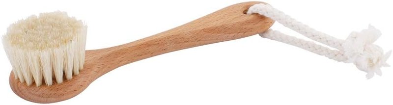 Goat Hair Face Brush - Natural Bristle with Oiled Beechwood Handle | 5.75 Inches