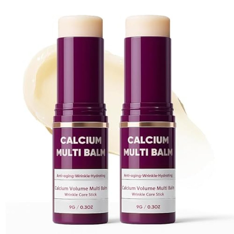 Vingtank 2-Pack Calcium Multi Balm, Calcium Volume Multi Balm, Calcium Multi Balms Stick for ?Face & Neck, Anti-Wrinkle? Hydrating, On-The-Glow Skincare?