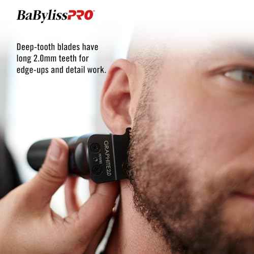 Replacement Blades, Deep-Tooth T-Blades for Outlining Hair Trimmers (FX787, FX799) and LoPROFX Trimmers (FX726, FX729)