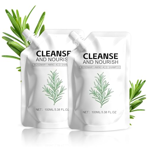 Rosemary Amino Acid Shampoo,Hair Growth Shampoo for Thinning Hair Women and Men Hair Loss£¬Strengthen Scalp with Natural formula- 2 Packs