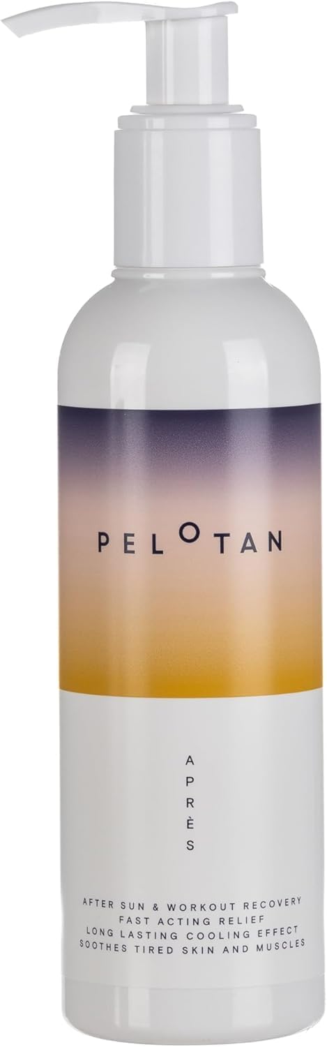 Pelotan Sports Aftersun Gel 200ml | Cooling After Sun Gel for Athletes | Aloe Vera Gel for Sunburn Relief & Post Workout Recovery | Hydrates, Soothes Skin and Muscles