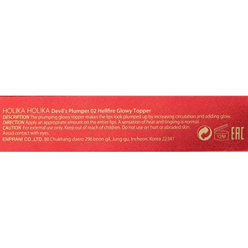 HOLIKA HOLIKA Devil's Real Lip Plumper for glowy shiny flamboyant voluminous lips