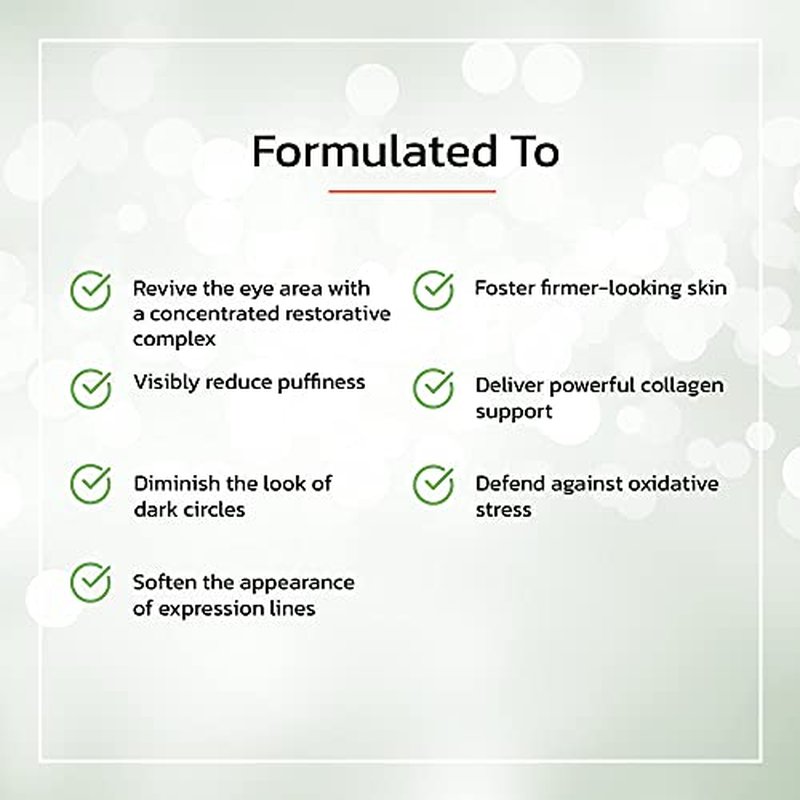 TruSkin Peptide Eye Gel ? Improve Look of Dark Circles & Lines for Brighter-Looking Eye Area ? Under Eye Care with Peptides, Plant Stem Cells, Hyaluronic Acid ? Wake Up Tired Eyes, 0.5 fl oz