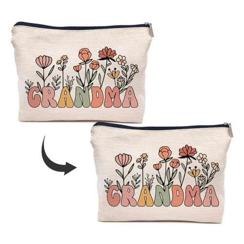 IWXYI Grandma Makeup Bags,Grandma Makeup Bags With Zipper Pouch Travel Toiletry Gifts For Women