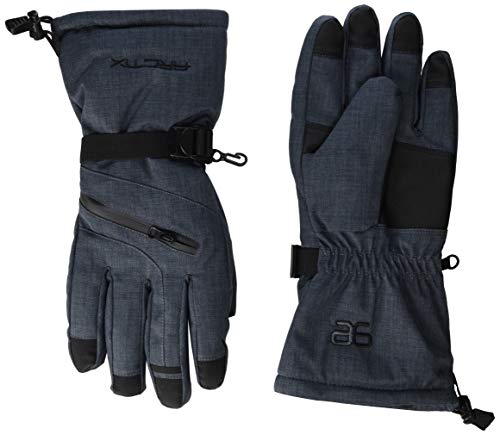 Arctix Women's Insulated Downhill Gloves, Steel Melange, Large