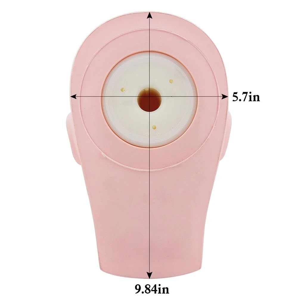 YIMART 1pcs Professional 23cm Mannequin Training Head Cosmetology Eyelash Eye Extension Practice
