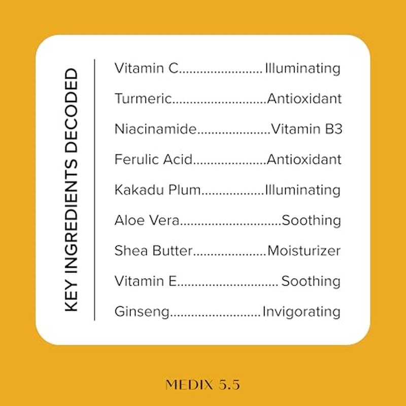 MEDIX 5.5 Vitamin C Cream Face Lotion & Body Lotion Moisturizer | Anti Aging Skin Care Firming & Brightening Cream Diminishes The Look Of Uneven Skin Tone, Age Spots, & Sun Damaged Dry Skin, 15 Fl Oz