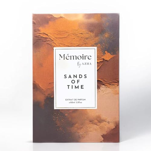 Azha Sands of Time Long Lasting Arabian Perfumes for Women - Extrait De Parfum Spray 100 ML (3.4 OZ) with Bergamot, Saffron & Sandalwood Notes ? Classic Ladies Perfume and Elegant Gift for Women