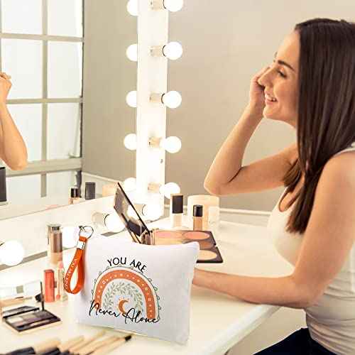 Fumete 20 Set/40 Pcs Nurse Practitioner Week Makeup Bag Bulk Employee Appreciation Keychain Inspirational Office Gift for Women Rad Tech Coworker Team Kindness Week IEW Christmas