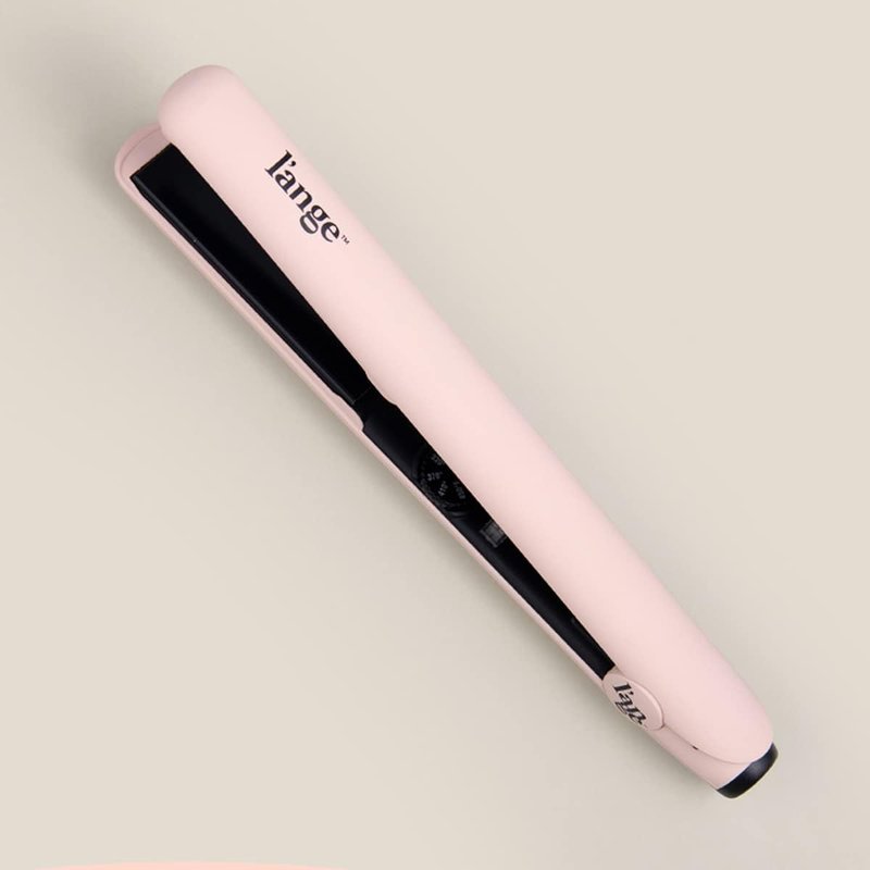 L'ANGE HAIR Flat Iron Hair Straightener - Fast Heating Ceramic | Locks in Moisture & Shine | Blush Color