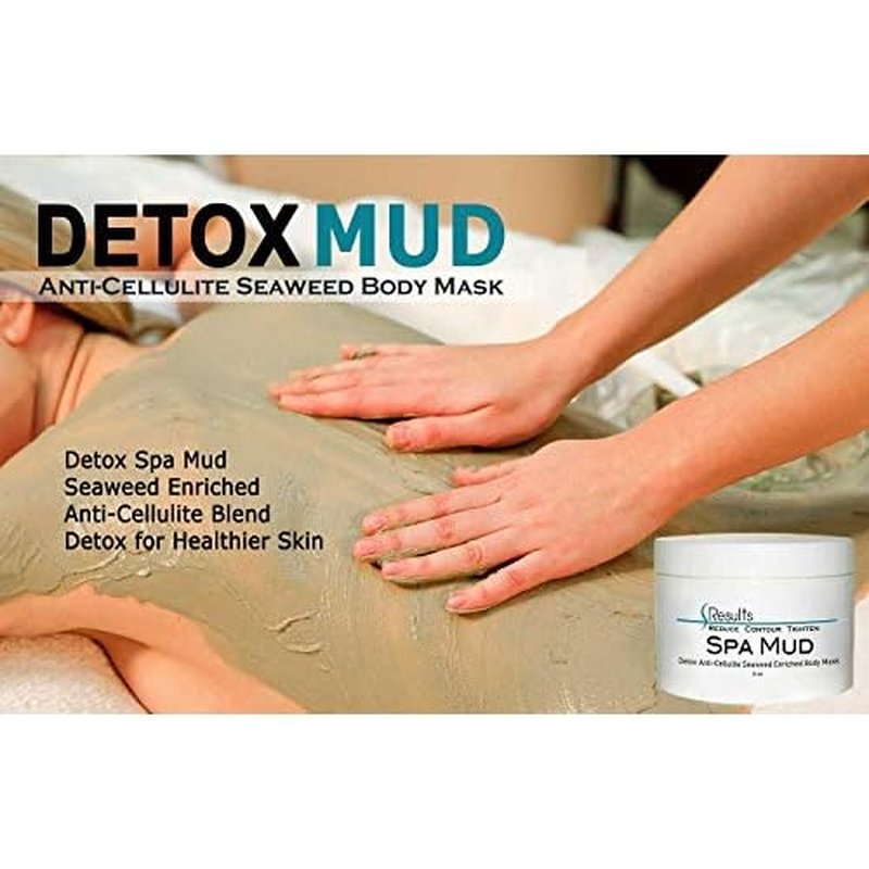 Detox Spa Mud Seaweed Enriched Anti-Cellulite Body Mask for Toning, Tightening and Improving Skin Health