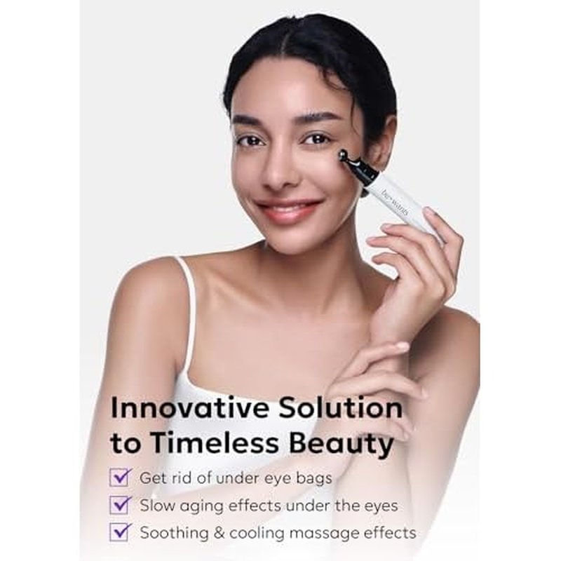 Bewants Instant Eye Bag Remover, Phyto Collagen Roll-On Serum Stick ? Refreshing Under Eye Massage with 61% Bamboo Water & 10% Phyto Collagen (2 Pack)
