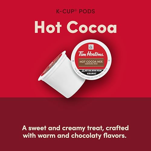 Tim Hortons Original Hot Chocolate, Single Serve Keurig K-Cup Pods, 10 Count
