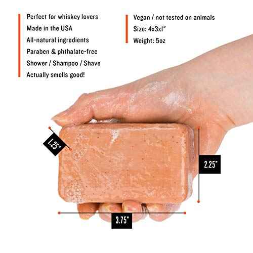 BOOZY SOAP - Great Gift for Wine, Whiskey, and Beer Drinkers -Made in USA- (3-Pack (Wine + Whiskey + Beer))