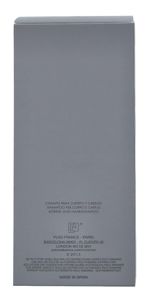 Invictus by Paco Rabanne All Over Shampoo (NO CELLOPHANE) 150ml