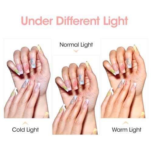 GELLEN Pastel Gel Nail Polish Set, 6PCS Summer Nail Polish Colors, Soak off Nail Gel Manicure Kit Nail Art Gel Polish for UV Light Cure