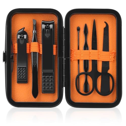 Manicure Set Men Nail Clipper Set Personal Care Nail Grooming Kits Travel Nail Care Set Manicure Tools Fenlebeneil Nail Clippers Pedicure Kit Basic Nail Care Tools Gift for Men Women