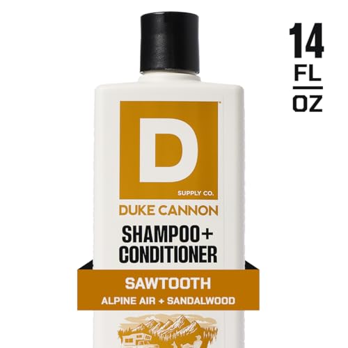 Duke Cannon Shampoo & Conditioner 3-Pack ? Sawtooth, Midnight Swim, Naval Diplomacy ? Premium Men¡¯s Hair Care, Invigorating Scents, Sulfate-Free, Natural Ingredients, Nourishing (14 oz)