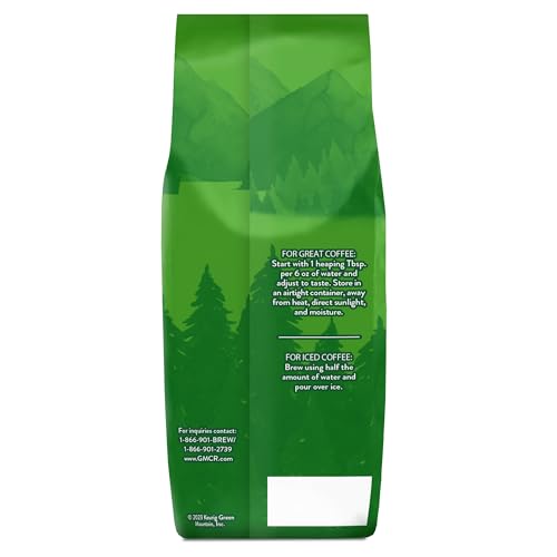 Green Mountain Coffee Roasters, Dark Magic, Ground Coffee, Dark Roast, Bagged 12oz.