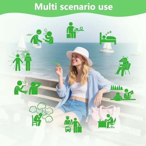 6PCS Flavored Chewable Sticks with Essential Oil,Portable Chewable Slicone Sticks,Fresh Breath Oral Relaxation Stick with 12 Replacement Cores, Can Taken Anywhere Focus