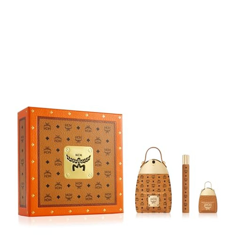 MCM Eau de Parfum 3 Piece Gift Set - Perfume Spray 2.5 Fl. Oz., 0.34 Fl. Oz., and 0.23 Fl. Oz.