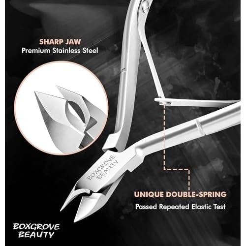 Professional Cuticle Cutter Trimmer Manicure Tools with Double Spring? Perfect Nail Care Tool for Manicure & Pedicure Beauty at Home/Spa/Saloon
