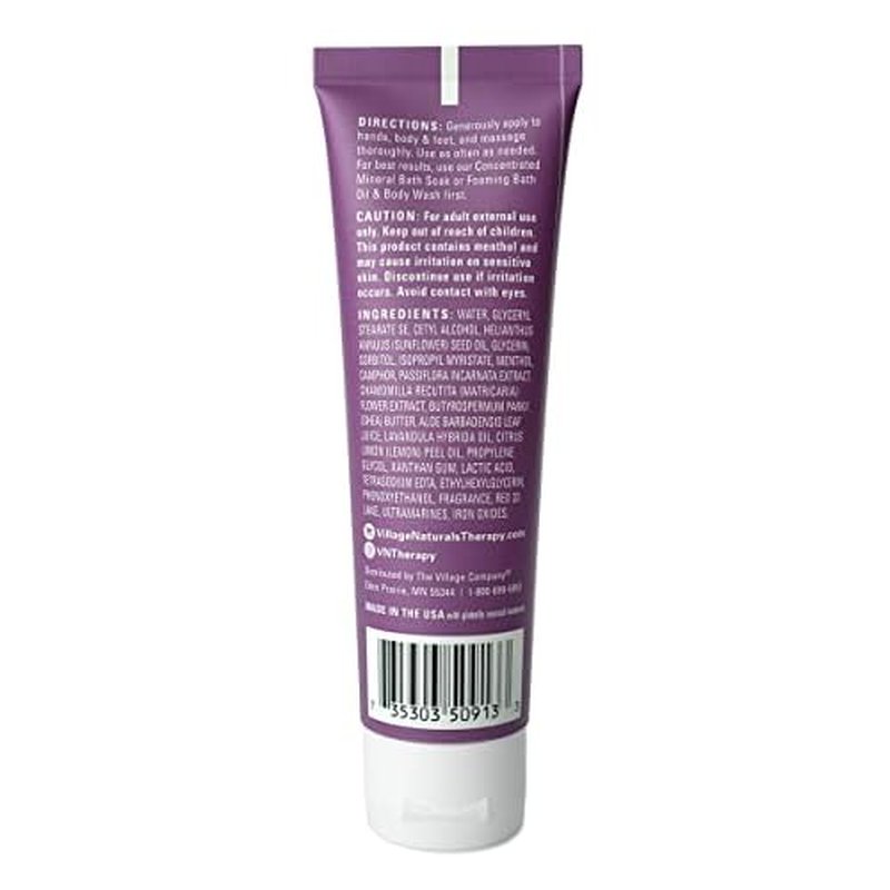 Village Naturals Therapy Nighttime Moisturizing Shea Butter Lotion Lavender Chamomile Daily Relaxation 6-Pack