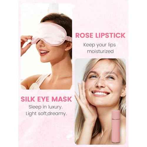 Spa Gifts for Women -15Pcs Self Care Set with Rose Bath & Body Essentials, Mother's Day/Thoughtful Day/Get Well Gifts/Birthday/Christmas/Bridal Shower Gift for Mom, Sister, Wife, Relaxing Home Spa Set