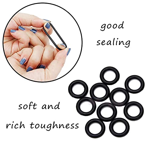 Tattoo Grommets, Rubber Bands & O-Rings - 100pcs Each, 3pcs Spanner for Tattoo Machine Parts