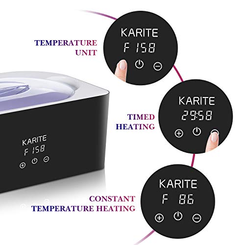 Paraffin Wax Machine for Hand and Feet - Karite Paraffin Wax Bath 4000ml Paraffin Wax Warmer Moisturizing Kit Auto-time and Keep Warm Paraffin Hand Wax Machine