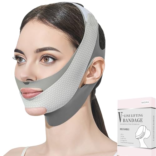 MASIKA Chin Strap for Sleeping£¬V-Line Mask,£¬V-Line Lifting Chinstrap£¬Jaw Exerciser, Reusable Face Strap.