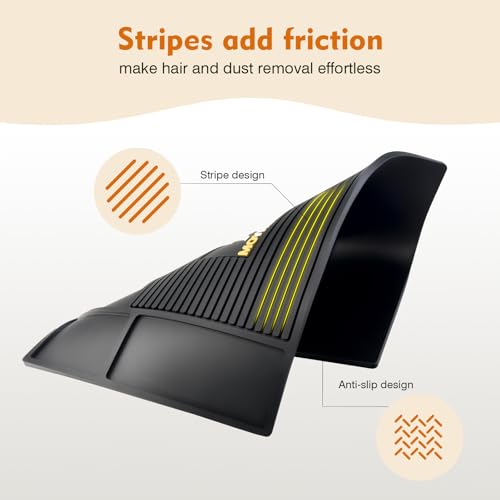 MoyRetty Magnetic Barber Organizer Mat for Clippers Barber Shop Salon Anti-Slip Silicone Pad Rubber Heat-Resistant, for Heavy Clippers and Trimmers (Style 2)