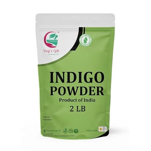Indigo Powder for Hair 2 LB | Ideal for Black and Dark Hair | Indigofera Tinctoria | Black Henna | Natural Hair color | By Yogi's Gift¢ç