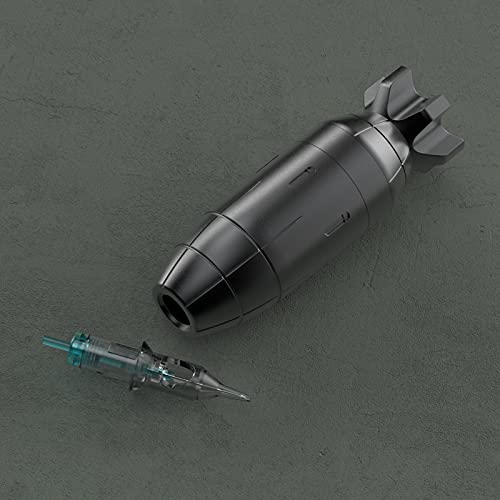 STIGMA Rotary Tattoo Machine Short Pen CNC Carved Coreless Germany Motor with 2 Stroke Cam 0~4mm Tattoo Battery 20pcs Tattoo Cartridge Needles EM146KITP199-7