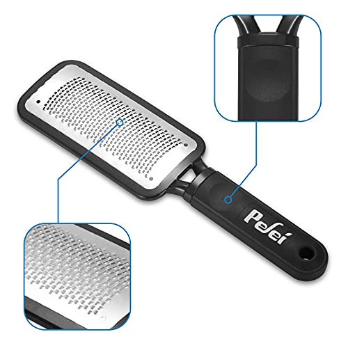 Colossal Pedicure Rasp Foot File, Professional Foot Care Pedicure Stainless Steel File to Removes Hard Skin, Can Be Used On Both Dry and Wet Feet