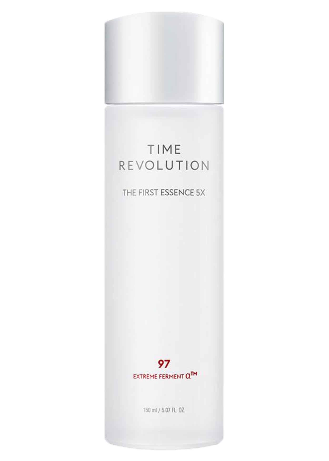 MISSHA Time Revolution The First Essence 5X (5th Gen) 5.07 Fl oz/ 150ml, Korean Face Essence, Facial Toner, Glass Skin, Hydrating Firming pH Balancing Toner for All Skin Types