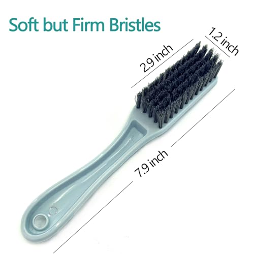 Nail Brush Foot Brush Curved Handle Grip Hand Fingernail Scrub Brush Home Laundry Cleaning Shoes Clothes Toes Nails Feet Scrubber,4 PCS