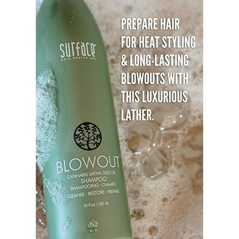 Surface Hair - Blowout Shampoo ? Organic Shampoo for Women and Men, Heat-Resistant with Babassu Oil for Longer Lasting Blowouts