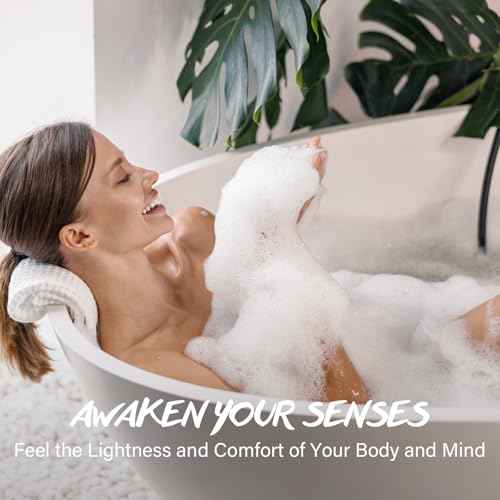 Epsom Bath Salts Gift Set for Soaking 4pcs Bath Salts with Essential Oils for Women Relaxing Lavender Eucalyptus Rose Chamomile Bath Set for Women Luxury Spa Birthday Mother's Day Christmas Gift