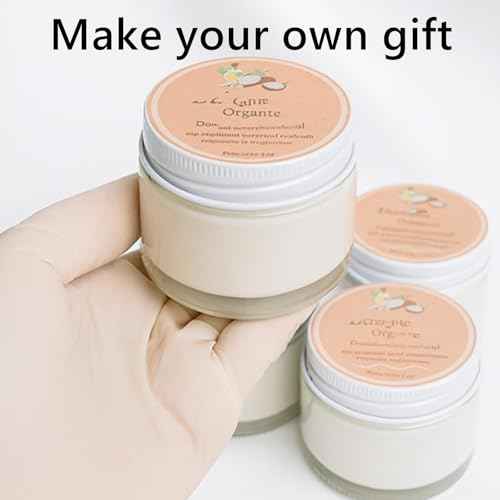 30 Pack 2oz Glass Jars with Lids, BPA-Free Round Clear Glass Containers for Spices, Crafts, Ointments, Leakproof Food Storage Mason Canning Jars for Cosmetics Jello, Balm, Wedding Favor