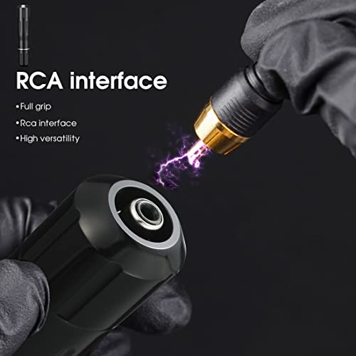 Tattoo Gun Kit - Tattoo Machine Kits Tattoo Supplies Set Tattoo Pen With Tattoo Needles Transfer Paper Suitcase for Tattoo Beginners (black 1)