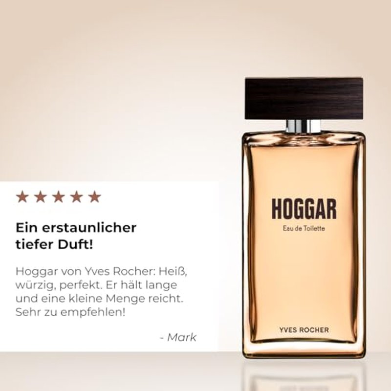 Yves Rocher Hoggar - Eau de Toilette for Men, 100 ml./3.3 fl.oz.